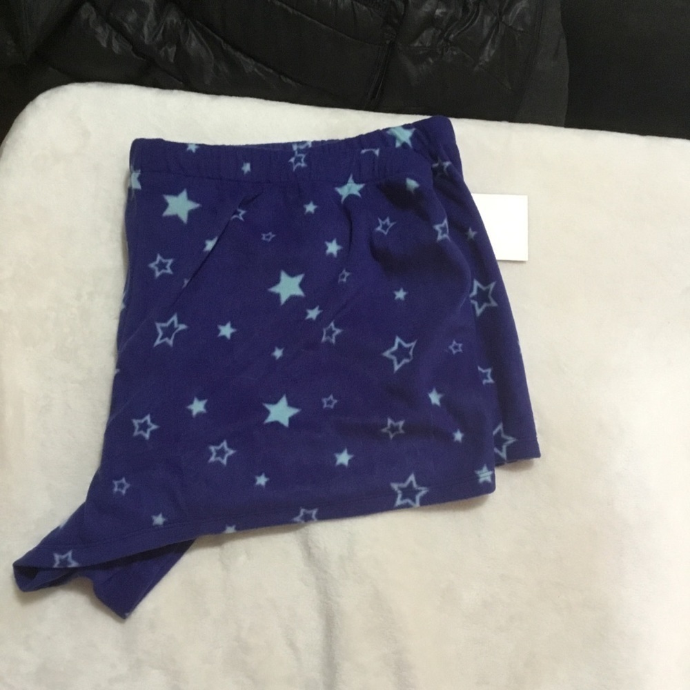 SO microfleece pajama short NWT blue stars 2X - Picture 5 of 8